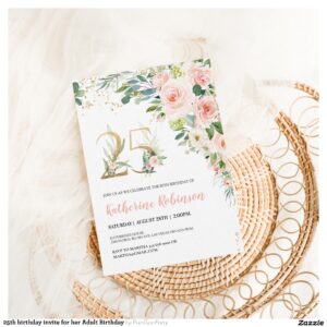 25th_birthday_invite_for_her_adult_birthday-r_zzza5u_2154 25th birthday invite for her Adult Birthday