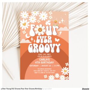 4_ever_young_fall_groovy_four_ever_groovy_birthday_invitation-r_zkpifv_2154 4 Ever Young Fall Groovy Four Ever Groovy Birthday Invitation
