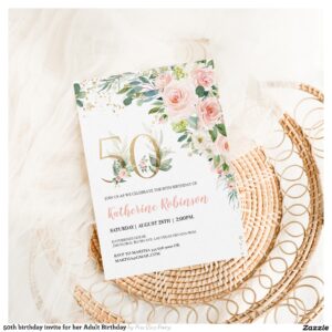 50th_birthday_invite_for_her_adult_birthday-r_zzz2tm_2154 50th birthday invite for her Adult Birthday
