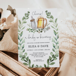 a_baby_is_brewing_cheers_beers_neutral_shower_invitation-r_vqjjoo_2154 A Baby is Brewing Cheers & Beers Neutral Shower Invitation