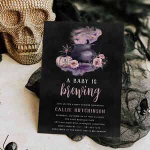 a_baby_is_brewing_cute_halloween_baby_shower_invitation-r_drdxm_2154 A Baby Is Brewing Cute Halloween Baby Shower Invitation