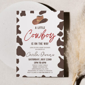 a_little_cowboy_is_on_the_way_rodeo_baby_shower_invitation-r_8z1hxv_2154 A Little Cowboy Is On The Way! Rodeo Baby Shower Invitation