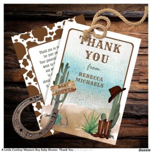 a_little_cowboy_western_boy_baby_shower_thank_you-r_xlt6k2_2154 A Little Cowboy Western Boy Baby Shower Thank You