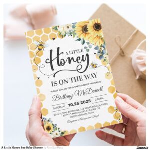 a_little_honey_bee_baby_shower_invitation-r_zzzfm4_2154 A Little Honey Bee Baby Shower Invitation
