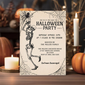 adult_halloween_party_vintage_skeleton_cocktails_invitation-r_8jq90d_2154 Adult Halloween Party Vintage Skeleton Cocktails Invitation