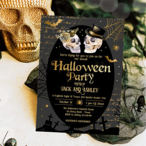 adult_halloween_party_vintage_skulls_gothic_gold_invitation-r_74xlnr_2154 Adult Halloween Party Vintage Skulls Gothic Gold Invitation