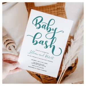 Baby Bash Couples Baby Shower Invitation