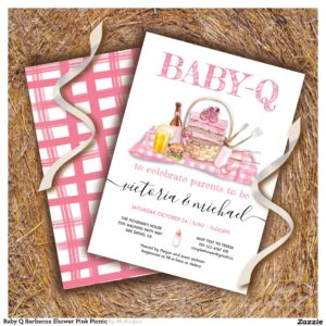 baby_q_barbecue_shower_pink_picnic_invitation-r_v4n0va_2154 Baby Q Barbecue Shower Pink Picnic Invitation