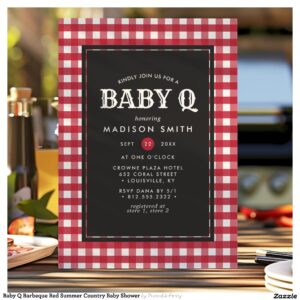 baby_q_barbeque_red_summer_country_baby_shower_invitation-r_xrx175_2154 Baby Q Barbeque Red Summer Country Baby Shower Invitation