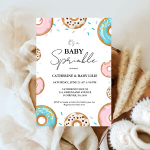 Baby Sprinkles Gender Neutral Baby Shower Invitation