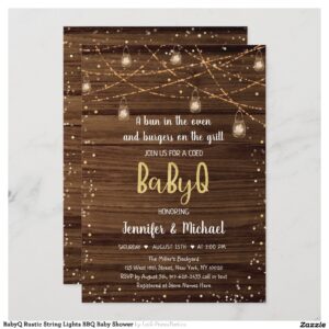 babyq_rustic_string_lights_bbq_baby_shower_invitation-rf471730c6daa41fcaa68ebd0d8023725_tcv4s_2154 BabyQ Rustic String Lights BBQ Baby Shower Invitation