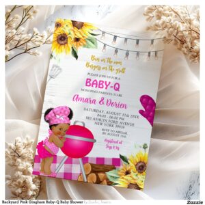 backyard_pink_gingham_baby_q_baby_shower_invitation-r_whua64_2154 Backyard Pink Gingham Baby-Q Baby Shower Invitation