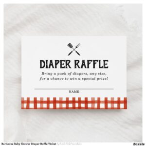 barbecue_baby_shower_diaper_raffle_ticket_enclosure_card-r_vgwoni_2154 Barbecue Baby Shower Diaper Raffle Ticket Enclosure Card