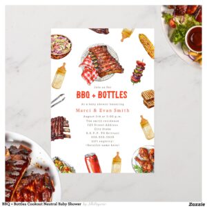 bbq_bottles_cookout_neutral_baby_shower_invitation-r_ifkxxg_2154 BBQ + Bottles Cookout Neutral Baby Shower Invitation