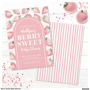 Berry Sweet Baby Shower Invitation
