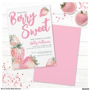 Berry Sweet Baby Shower Invitation