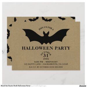 black_bat_rustic_kraft_halloween_party_invitation-r17608c4bcabe4ad2963611b5b3077840_tcv4j_2154 Black Bat Rustic Kraft Halloween Party Invitation