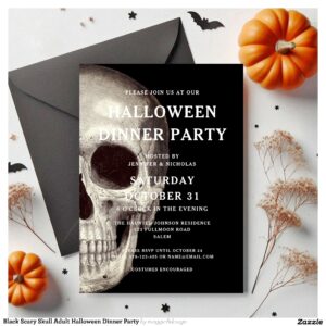 black_scary_skull_adult_halloween_dinner_party_invitation-r_wrgxhq_2154 Black Scary Skull Adult Halloween Dinner Party Invitation
