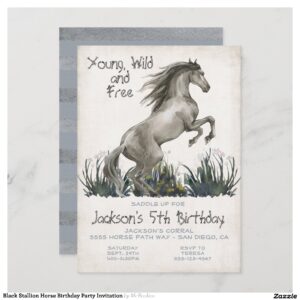 black_stallion_horse_birthday_party_invitation-rb36c4452b8dc4dc0ab508577c0337873_tcvy7_2154 Black Stallion Horse Birthday Party Invitation