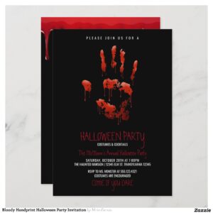bloody_handprint_halloween_party_invitation-rbca423f62ca845c7b289a296174938e8_tcv4j_2154 Bloody Handprint Halloween Party Invitation