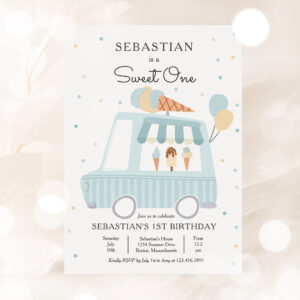 blue_ice_cream_truck_sweet_one_1st_birthday_party_invitation-r_aiofg2_2154 Blue Ice Cream Truck Sweet One 1st Birthday Party Invitation