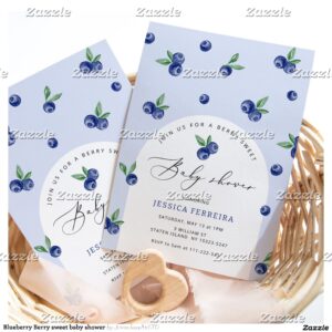 blueberry_berry_sweet_baby_shower_invitation-r_vsannd_2154 Blueberry Berry sweet baby shower Invitation