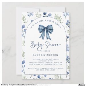 blueberry_berry_sweet_baby_shower_invitation-rb05e22c423654e8d9c581009384136d2_tcvt0_2154 Blueberry Berry Sweet Baby Shower Invitation