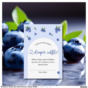 blueberry_sweet_boy_baby_shower_diaper_raffle_enclosure_card-r_xfo6ju_2154 Blueberry Sweet Boy Baby Shower Diaper Raffle Enclosure Card
