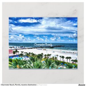 Clearwater Beach, Florida, vacation destination Postcard