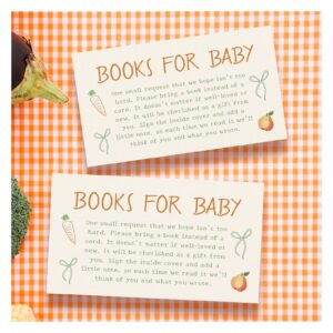 Farmers Market Baby Shower Books for baby Enclosure Card