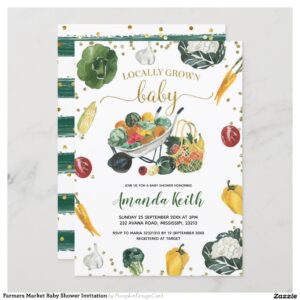 Farmers Market Baby Shower Invitation
