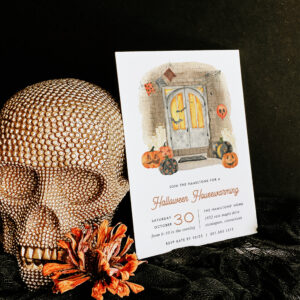 Festive Halloween Housewarming Party Invitation