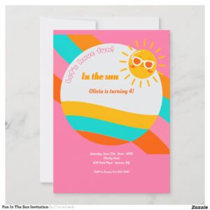 Fun In The Sun Invitation