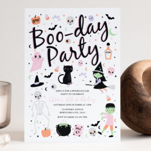 Halloween BOO-DAY Party Invitation