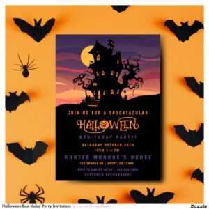 Halloween Boo-thday Party Invitation