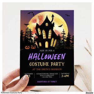 Halloween Costume Party Invitation