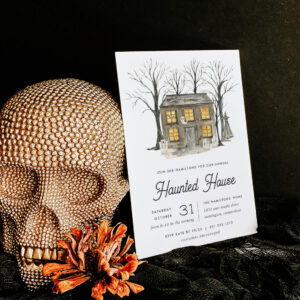 Haunted House Halloween Party Invitation