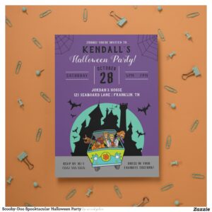 Scooby-Doo Spooktacular Halloween Party Invitation