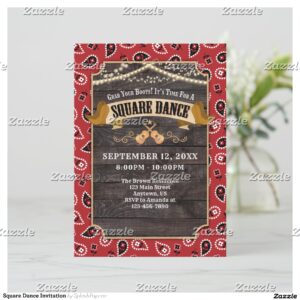 Square Dance Invitation
