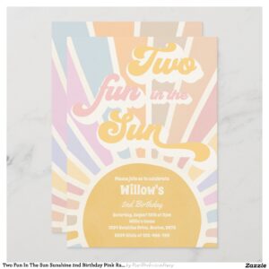 two_fun_in_the_sun_sunshine_2nd_birthday_pink_rays_invitation-re29af06f7c464b7b801eb4c4371c5152_tcv4j_2154 Two Fun In The Sun Sunshine 2nd Birthday Pink Rays Invitation