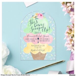 unique_scooped_up_ice_cream_bridal_shower_acrylic_invitations-r_zagn7l_2154 Unique Scooped Up Ice Cream Bridal Shower Acrylic Invitations