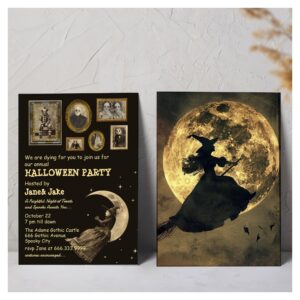 victorian_witch_vintage_oddities_halloween_party_invitation-r_ivtbky_2154 Victorian Witch Vintage Oddities Halloween Party Invitation