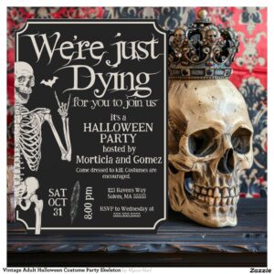 vintage_adult_halloween_costume_party_skeleton_invitation-r_wijfse_2154 Vintage Adult Halloween Costume Party Skeleton Invitation