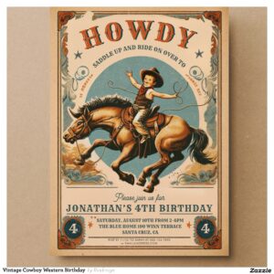 vintage_cowboy_western_birthday_invitation-r_vs89rb_2154 Vintage Cowboy Western Birthday Invitation