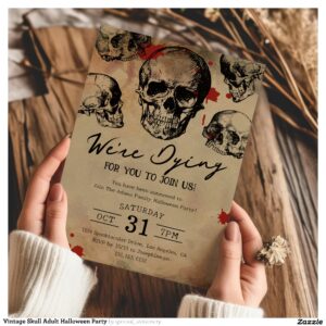 vintage_skull_adult_halloween_party_invitation-r_wu04wh_2154 Vintage Skull Adult Halloween Party Invitation