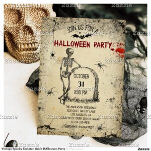 vintage_spooky_skeleton_adult_halloween_party_invitation-r_wta5ey_2154 Vintage Spooky Skeleton Adult HAlloween Party Invitation