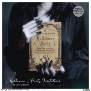 vintage_victorian_gothic_halloween_invitation-r_wxr7r7_2154 Vintage Victorian Gothic Halloween Invitation