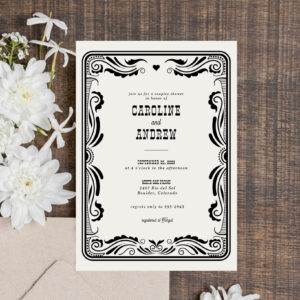 vintage_western_cowboy_country_couples_shower_invitation-r_aahywe_2154 Vintage Western Cowboy Country Couples Shower Invitation