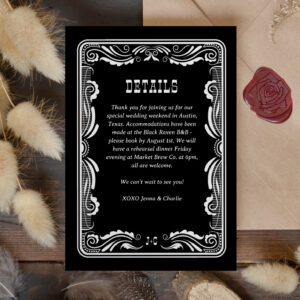 vintage_western_cowboy_country_wedding_details_rsvp_card-r_ahra3y_2154 Vintage Western Cowboy Country Wedding Details RSVP Card