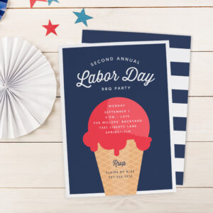 waffle_cone_labor_day_celebration_invitation-r_aaju16_2154 Waffle Cone Labor Day Celebration Invitation
